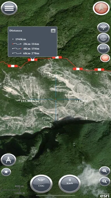 Screenshot di Hiking Route Lite