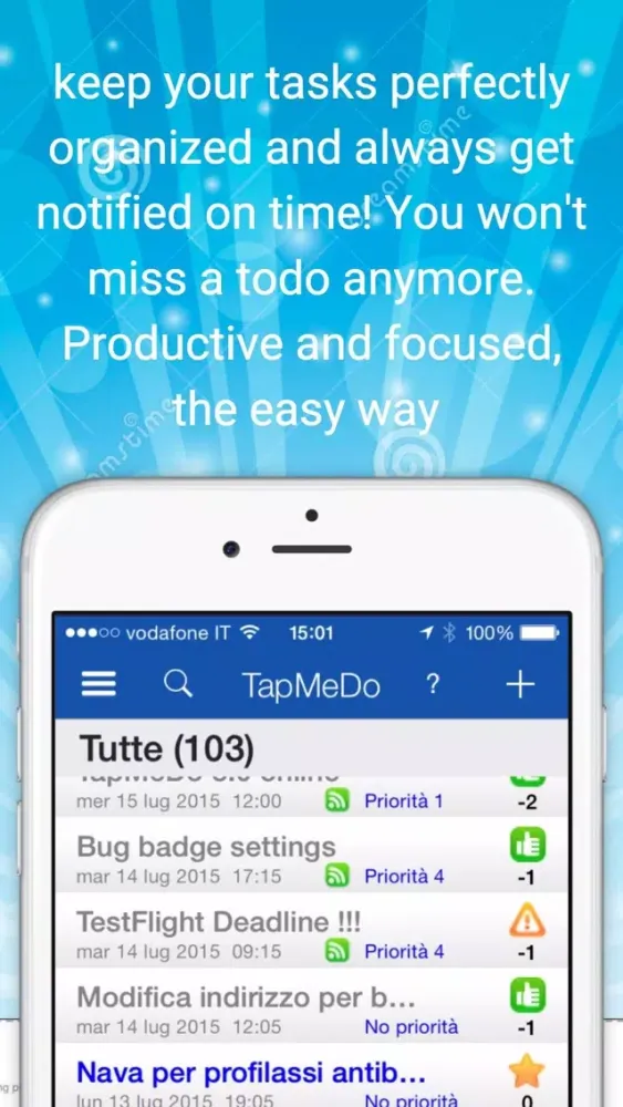 ภาพหน้าจอของ TapMeDo (Social Task Manager with collaborative open Sharing and Messaging platform)