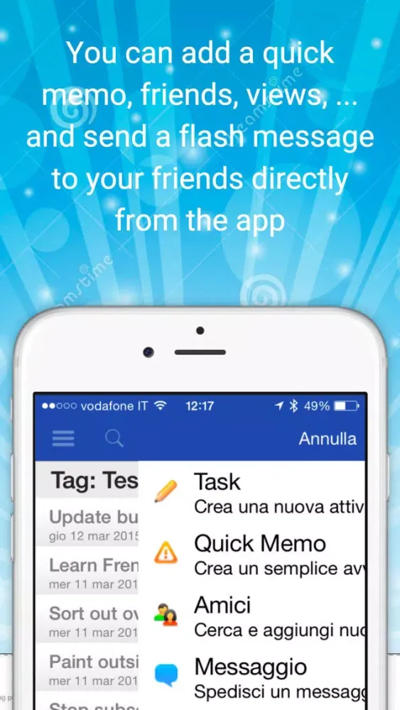 ภาพหน้าจอของ TapMeDo (Social Task Manager with collaborative open Sharing and Messaging platform)