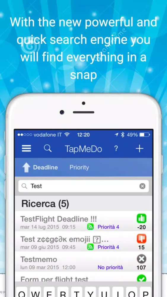 ภาพหน้าจอของ TapMeDo (Social Task Manager with collaborative open Sharing and Messaging platform)