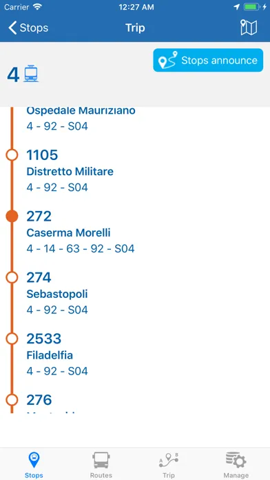 Tangkapan skrin Bus Torino