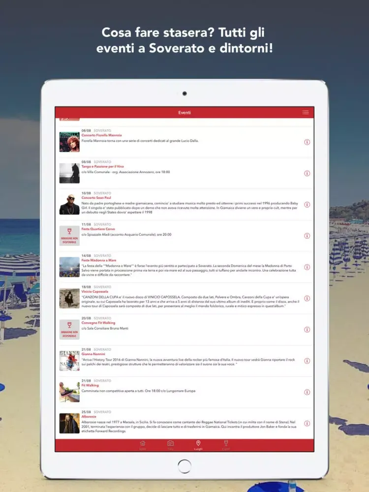 SoveratoApp - La guida di Soverato iPad  स्क्रीनशॉट