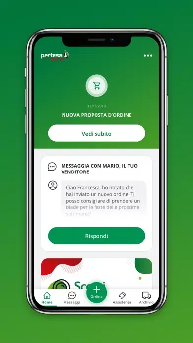 Screenshot di PartesaPerTe