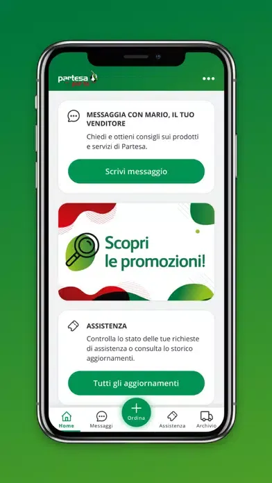 Screenshot di PartesaPerTe