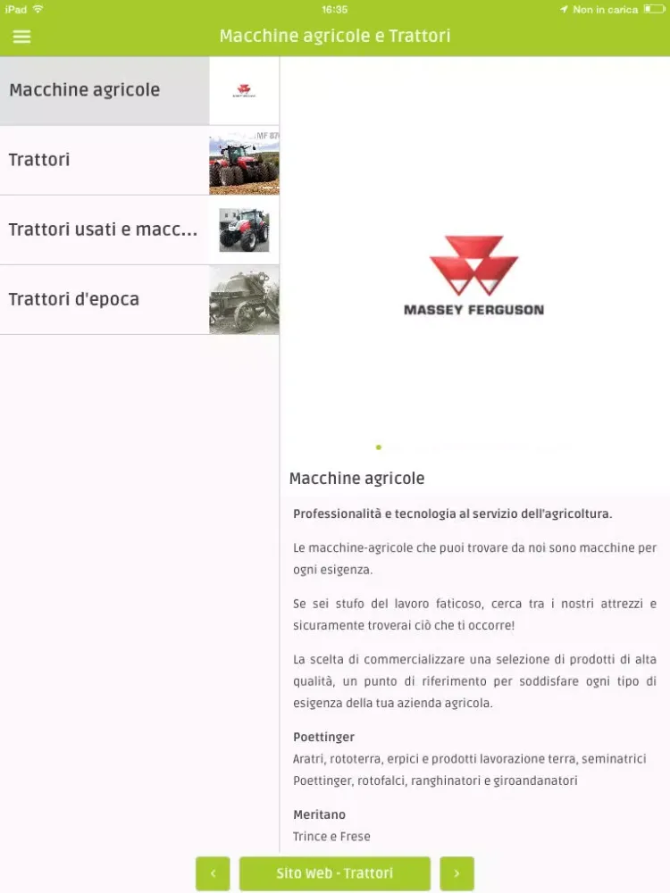 تصاویر AgriServices – Trattori e ricambi iPad 