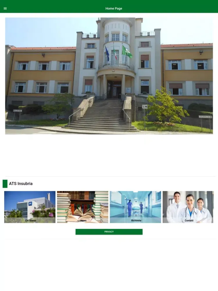 ATS Insubria iPad  Screenshots