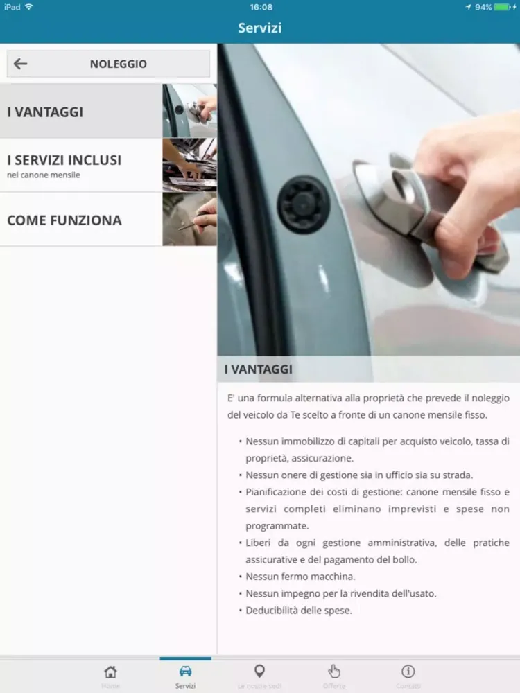 Autonoleggio Easy Rent iPad  Screenshots