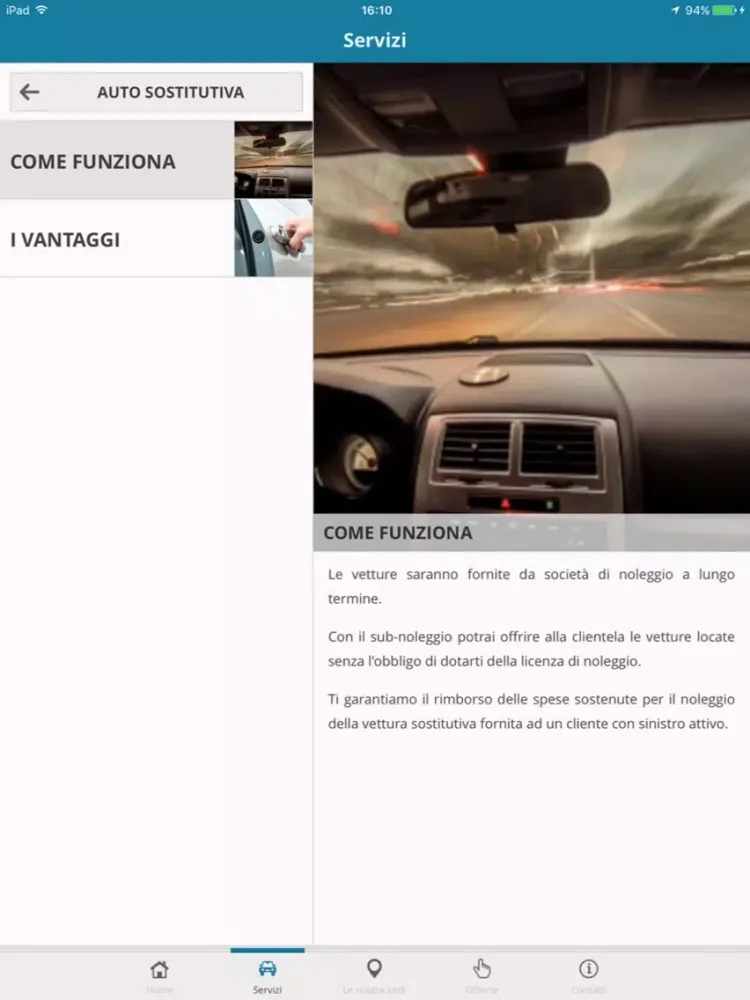 Autonoleggio Easy Rent iPad  Screenshots
