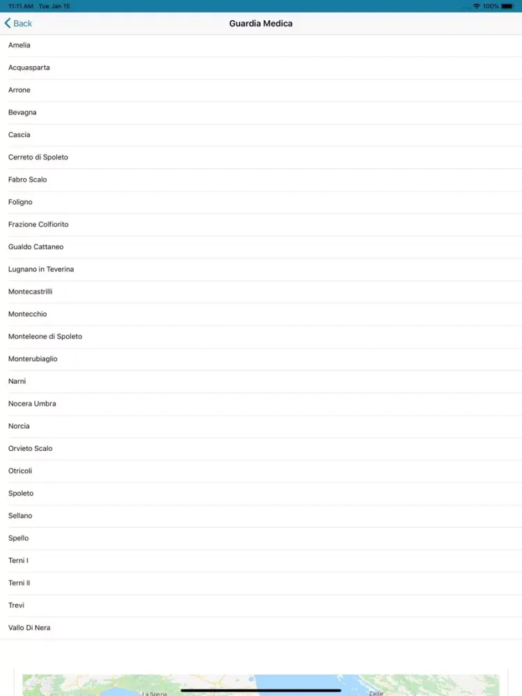 Zrzuty ekranu Azienda USL Umbria 2 iPad 