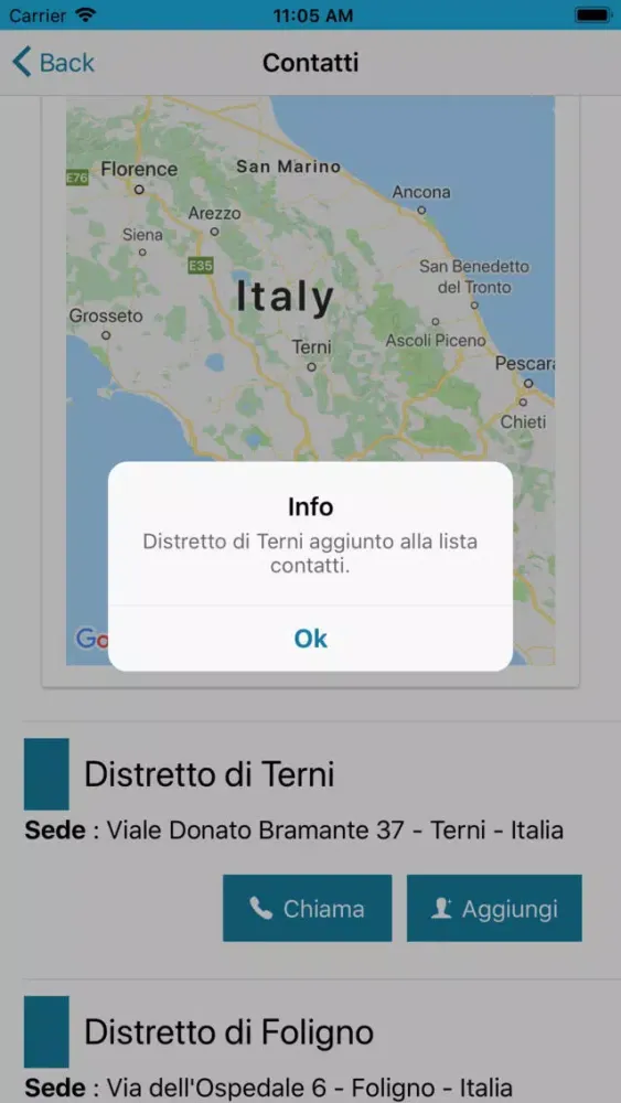 Zrzuty ekranu Azienda USL Umbria 2