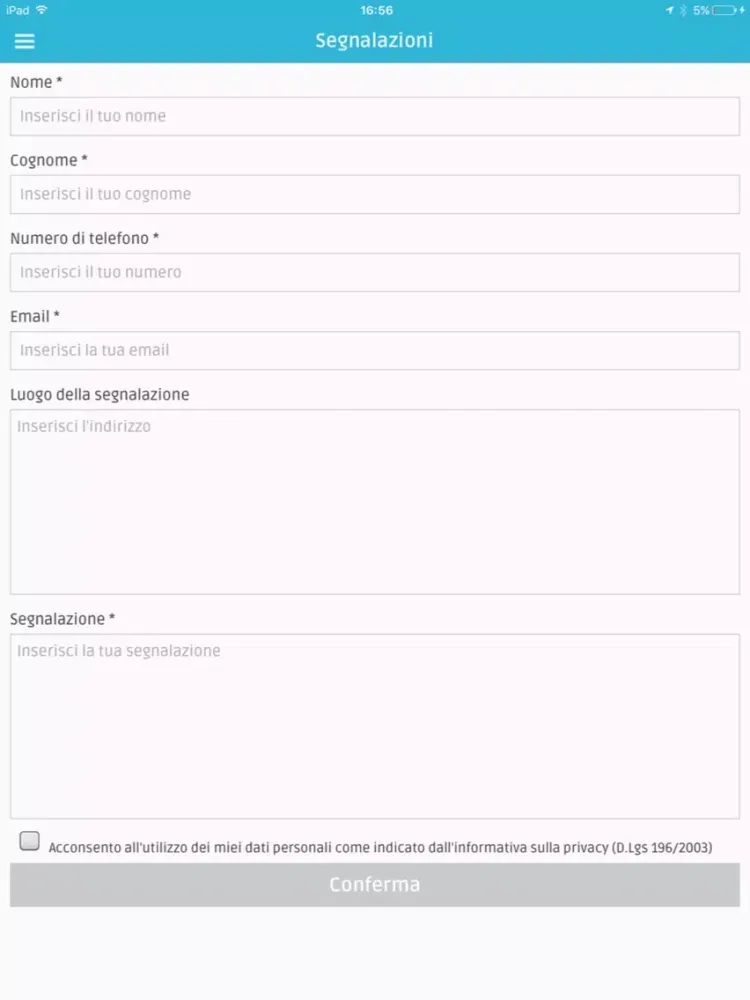 Comune di Ponte nelle Alpi iPad 應用截圖