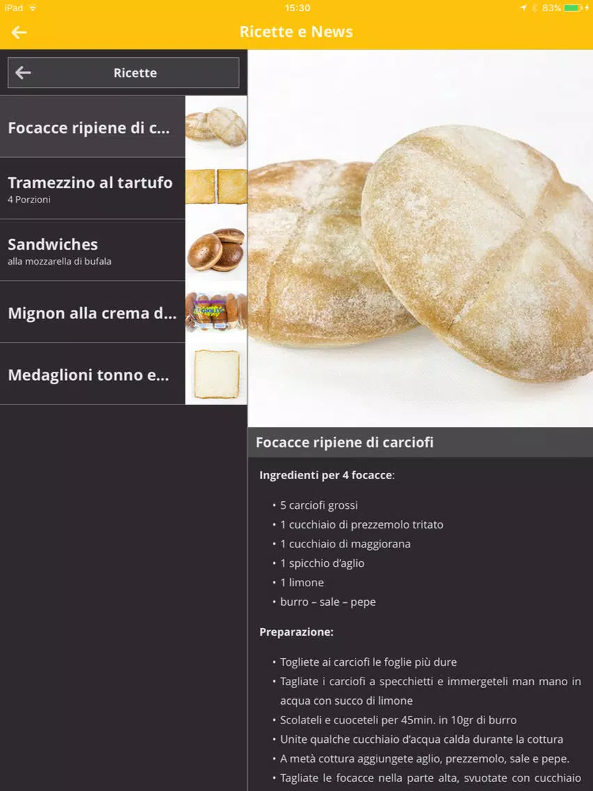 Giolly Pancarrè iPad 应用截图