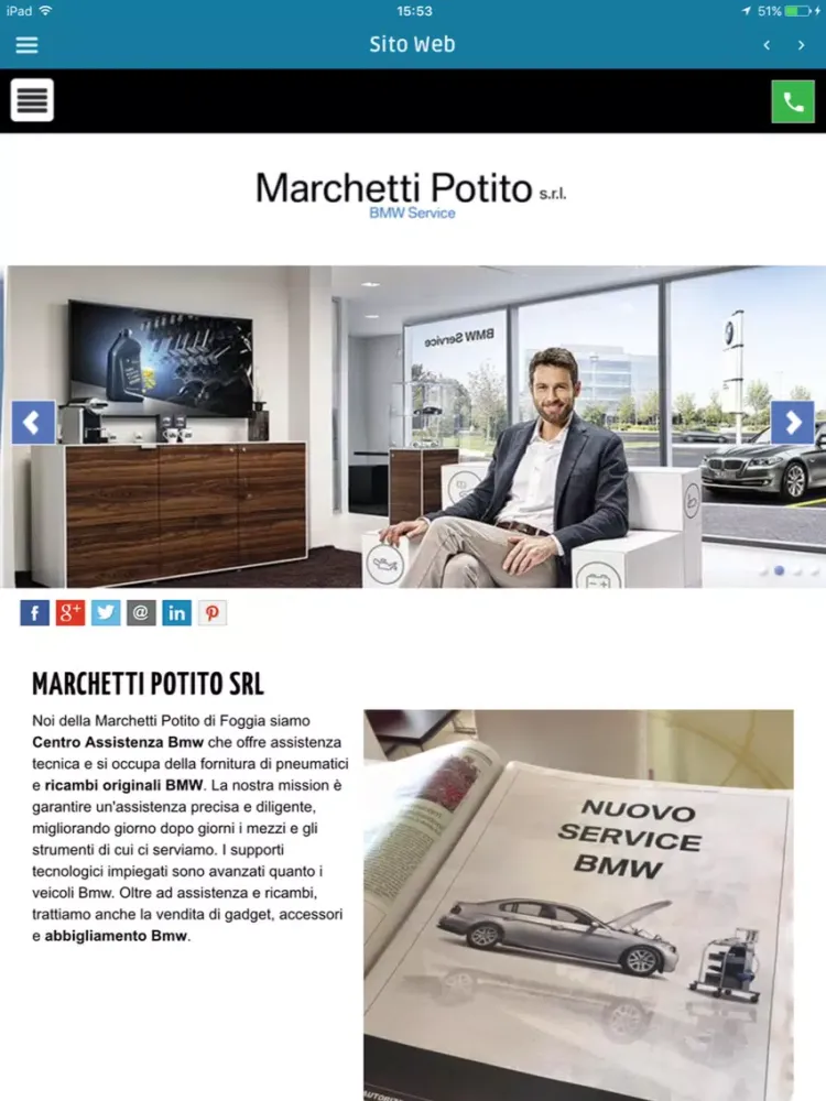 ภาพหน้าจอของ Marchetti Potito iPad 