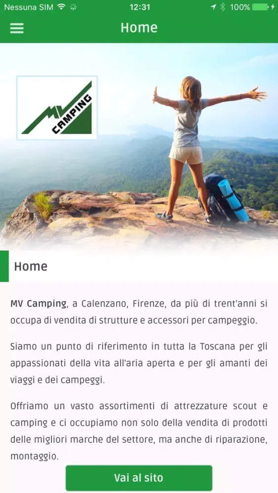 Capturas de tela do MV Camping