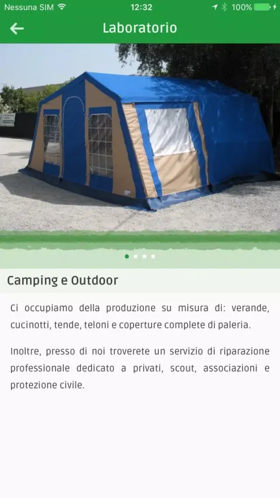 Capturas de tela do MV Camping