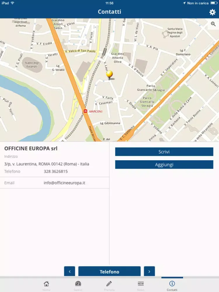 Officine Europa iPad  स्क्रीनशॉट