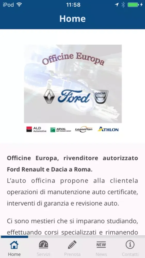 Officine Europa स्क्रीनशॉट