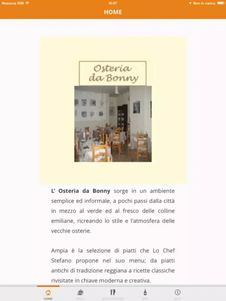 Capturas de pantalla de Osteria da Bonny iPad 