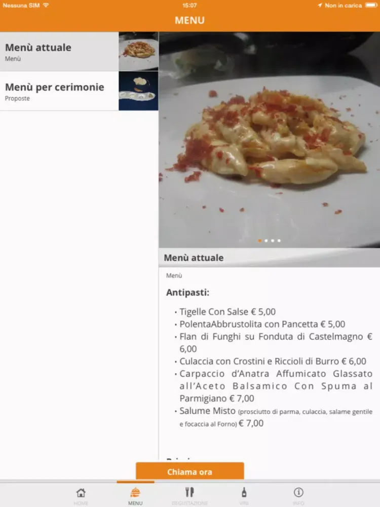 Capturas de pantalla de Osteria da Bonny iPad 