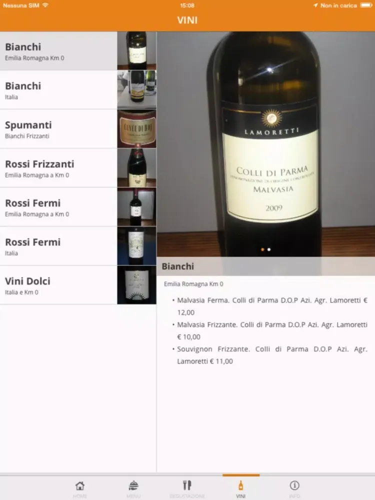 Capturas de pantalla de Osteria da Bonny iPad 
