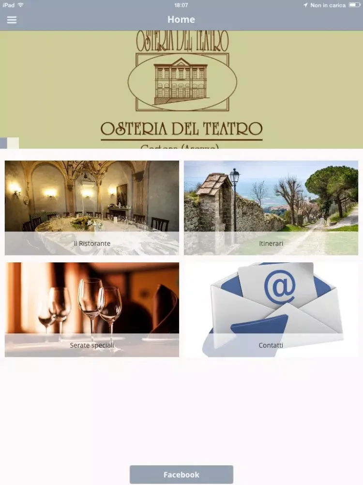 ภาพหน้าจอของ Osteria del Teatro iPad 