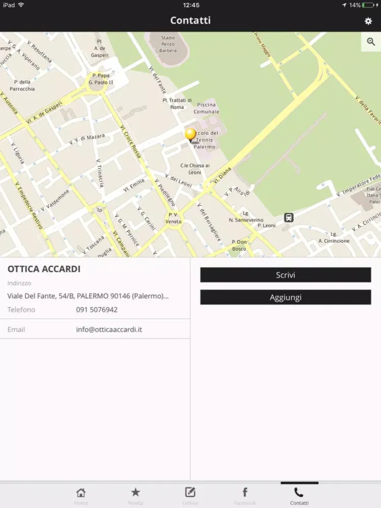Ottica Accardi iPad 应用截图
