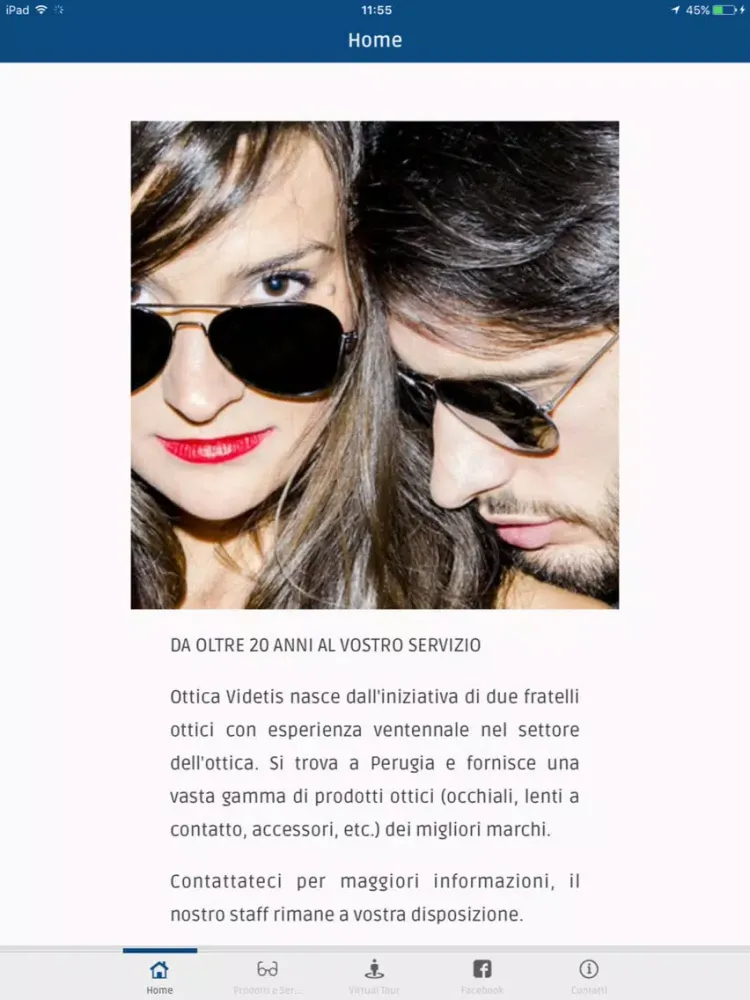 Ottica Videtis iPad  स्क्रीनशॉट