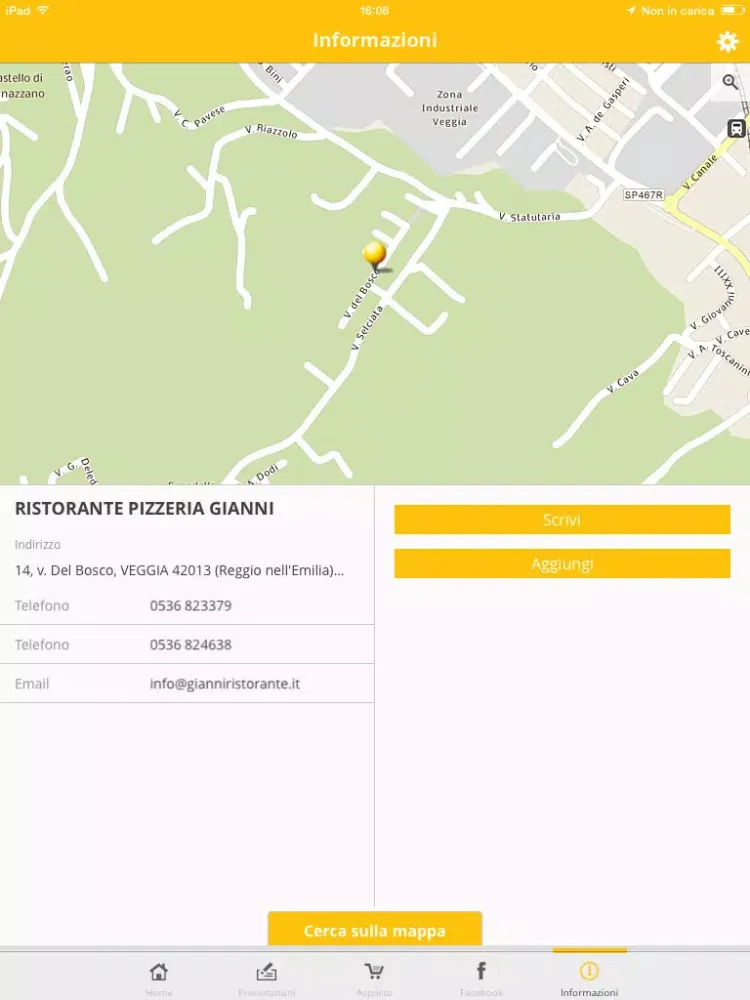 ภาพหน้าจอของ Ristorante Gianni iPad 