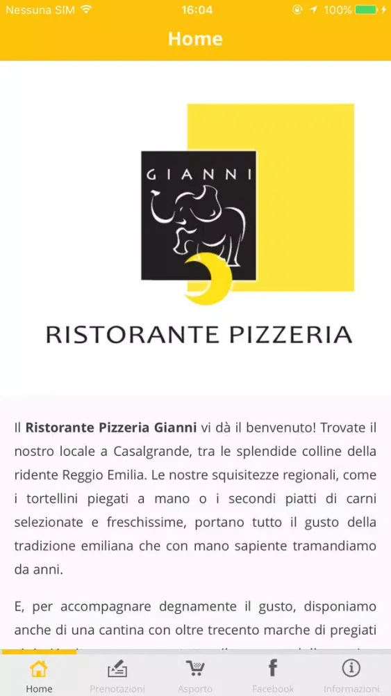 ภาพหน้าจอของ Ristorante Gianni