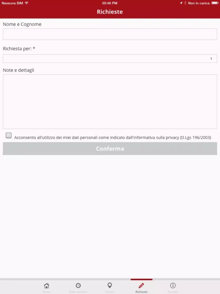 Ảnh chụp màn hình của Salvatore Lumia iPad 