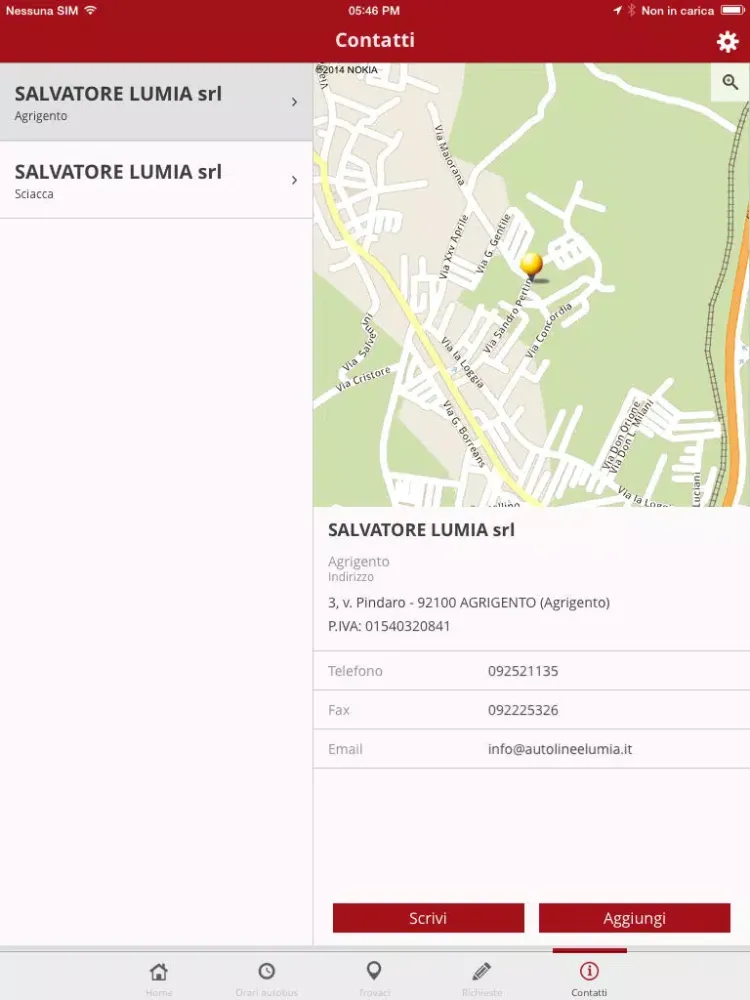 Ảnh chụp màn hình của Salvatore Lumia iPad 