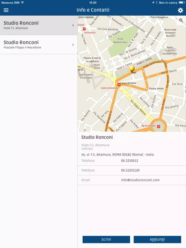 Studio Ronconi iPad  Screenshots