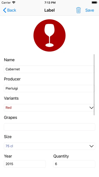 My wine cellar manager سکرین شاٹس