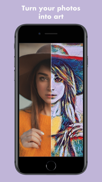 Tangkapan layar Artify