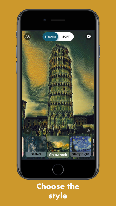 Tangkapan layar Artify