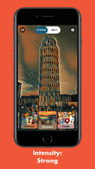 Tangkapan layar Artify