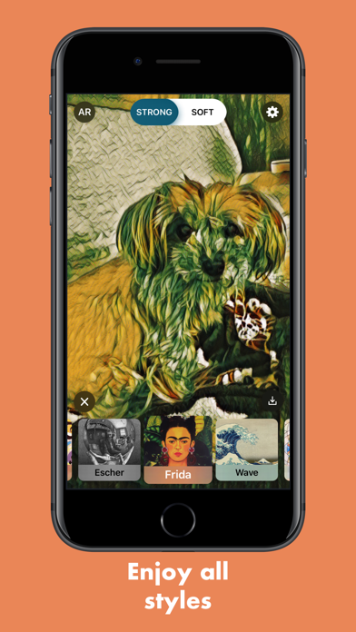 Tangkapan layar Artify