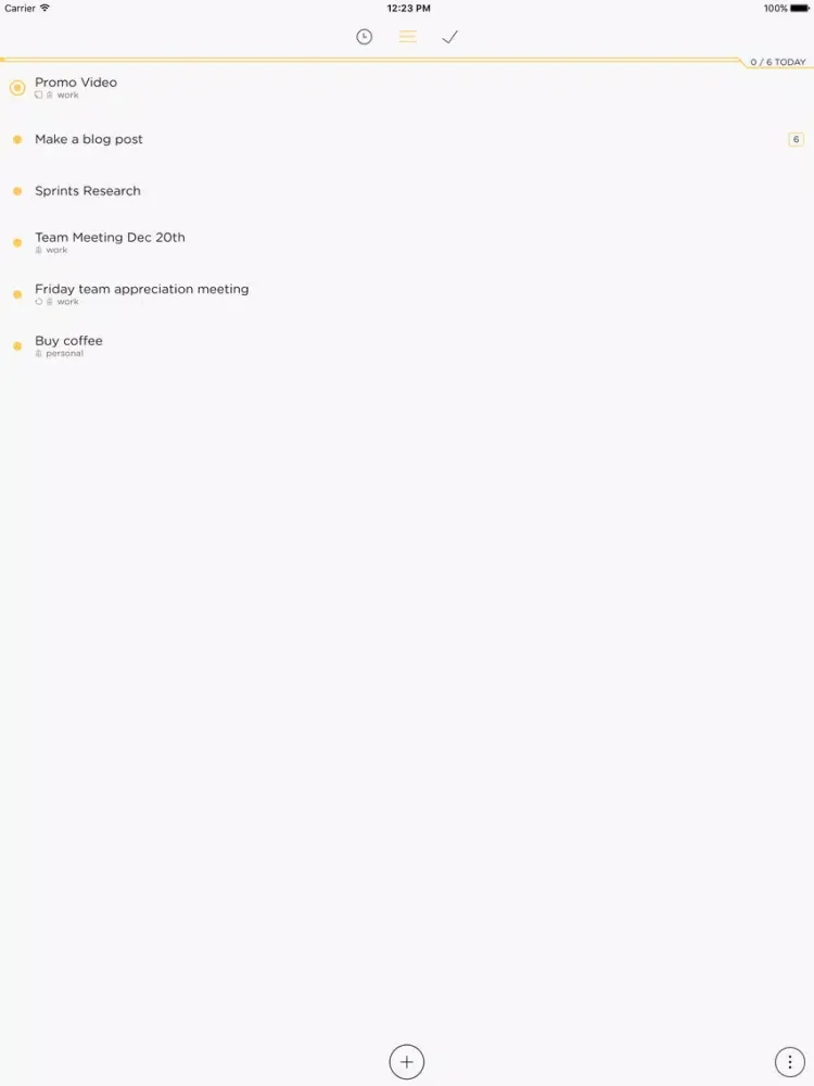 Capturas de tela do Swipes - To do & Task list. Plan & Achieve goals. iPad 