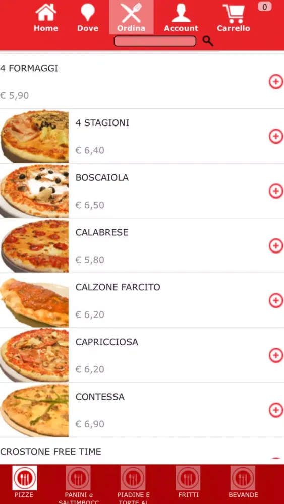 Capturas de tela do Pizzapp Express