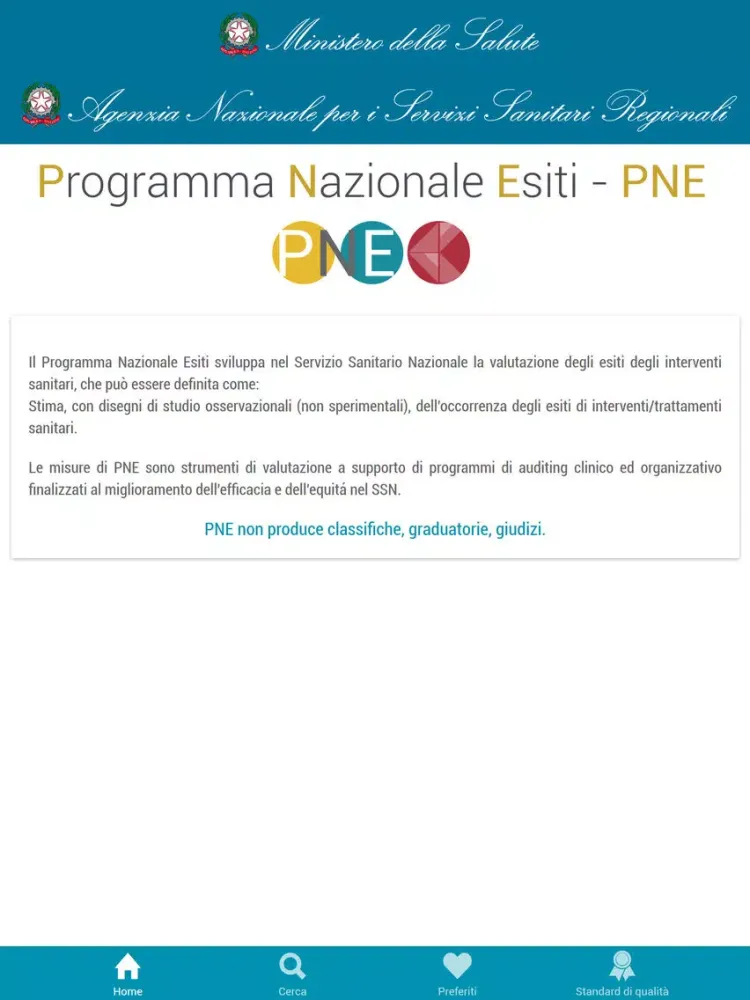 Captures d'écran de Programma Nazionale Esiti PNE iPad 