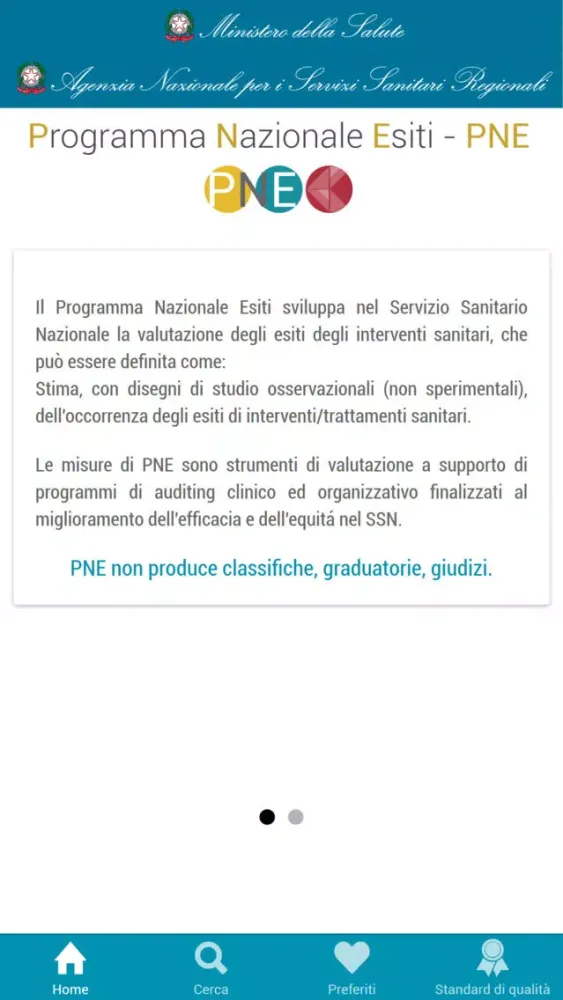 Captures d'écran de Programma Nazionale Esiti PNE
