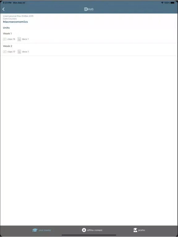 DHub App iPad  স্ক্রিনশট