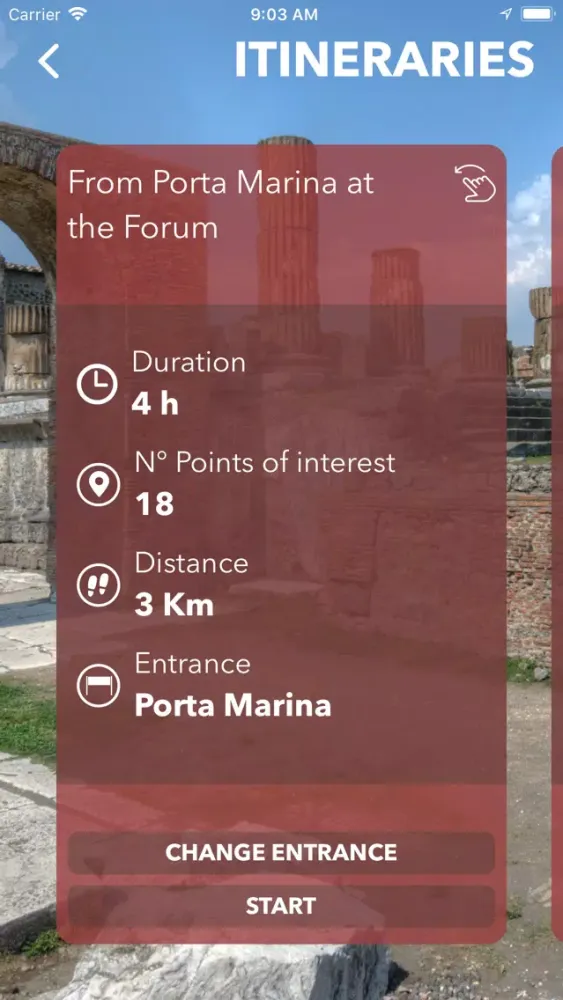 Zrzuty ekranu Pompeya, un día en el pasado