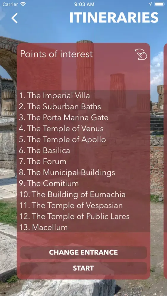 Zrzuty ekranu Pompeya, un día en el pasado