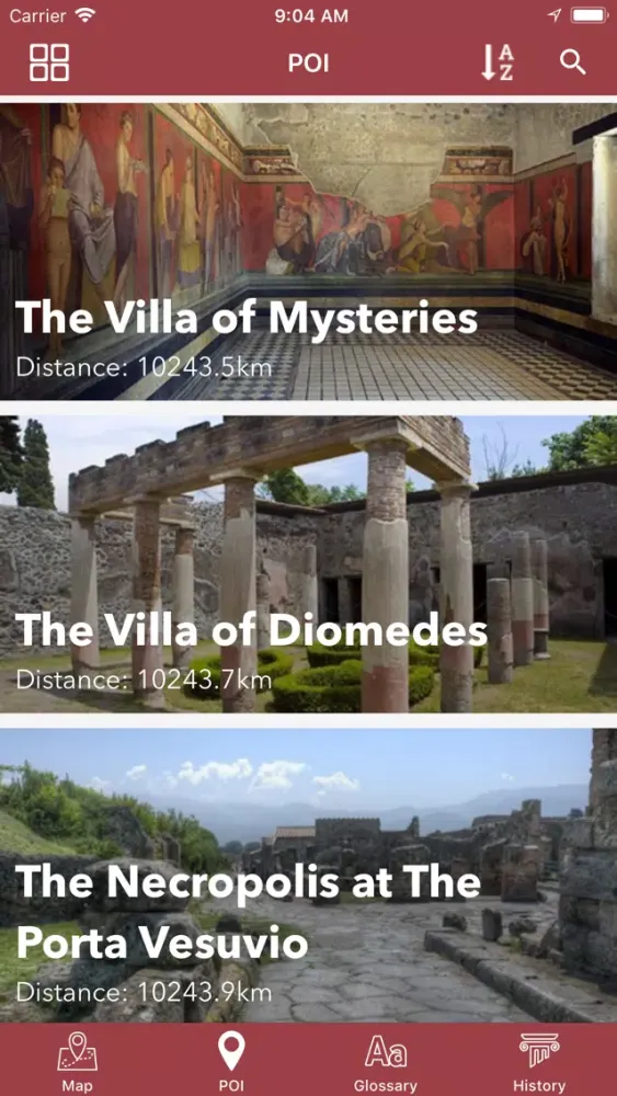 Zrzuty ekranu Pompeya, un día en el pasado