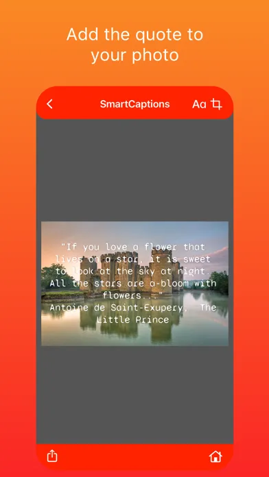 Capturas de tela do SmartCaptions
