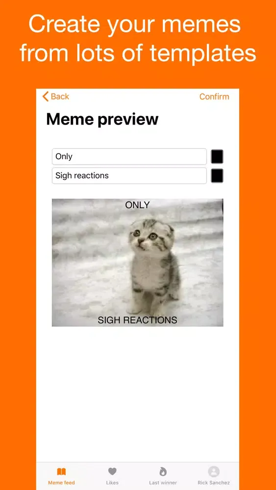 ภาพหน้าจอของ Master Meme