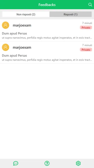 prepSSM Feedbacks应用截图