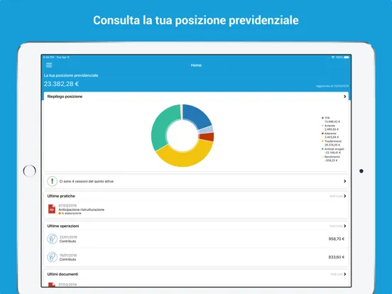 Скриншоты Amundi SecondaPensione iPad 