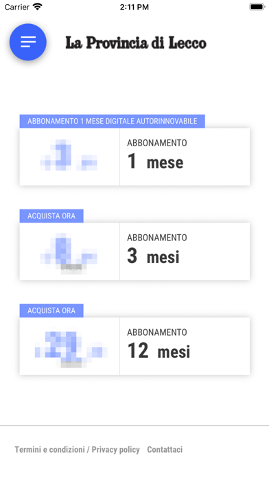 La Provincia di Lecco Digital Screenshots